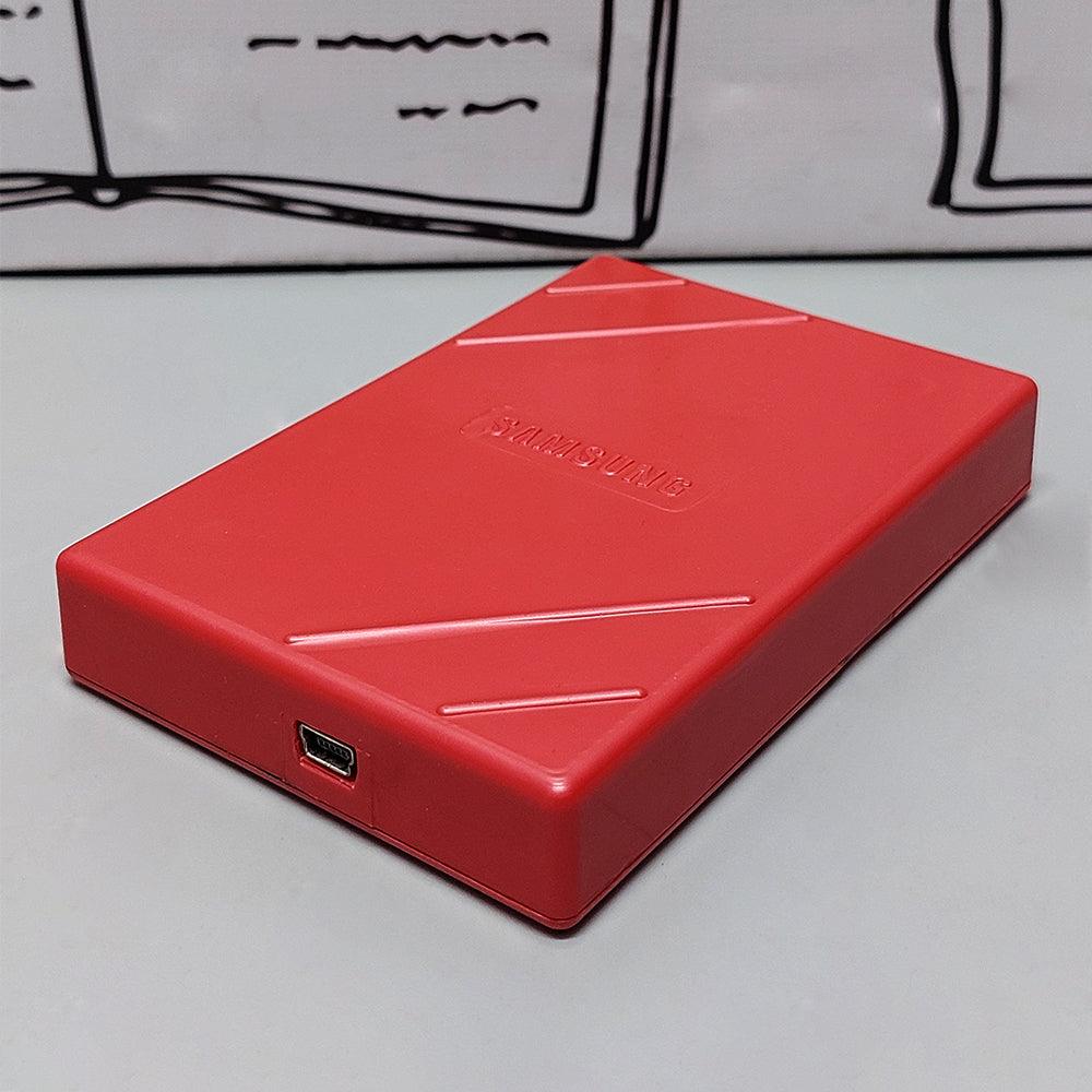 Samsung 500GB External Hard Drive - Red