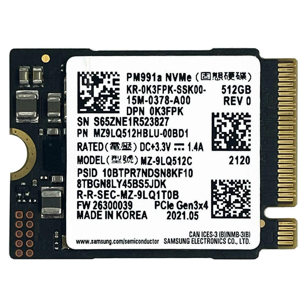 Samsung 512GB NVMe PCIe M.2 SSD (Original Used) - Kimo Store
