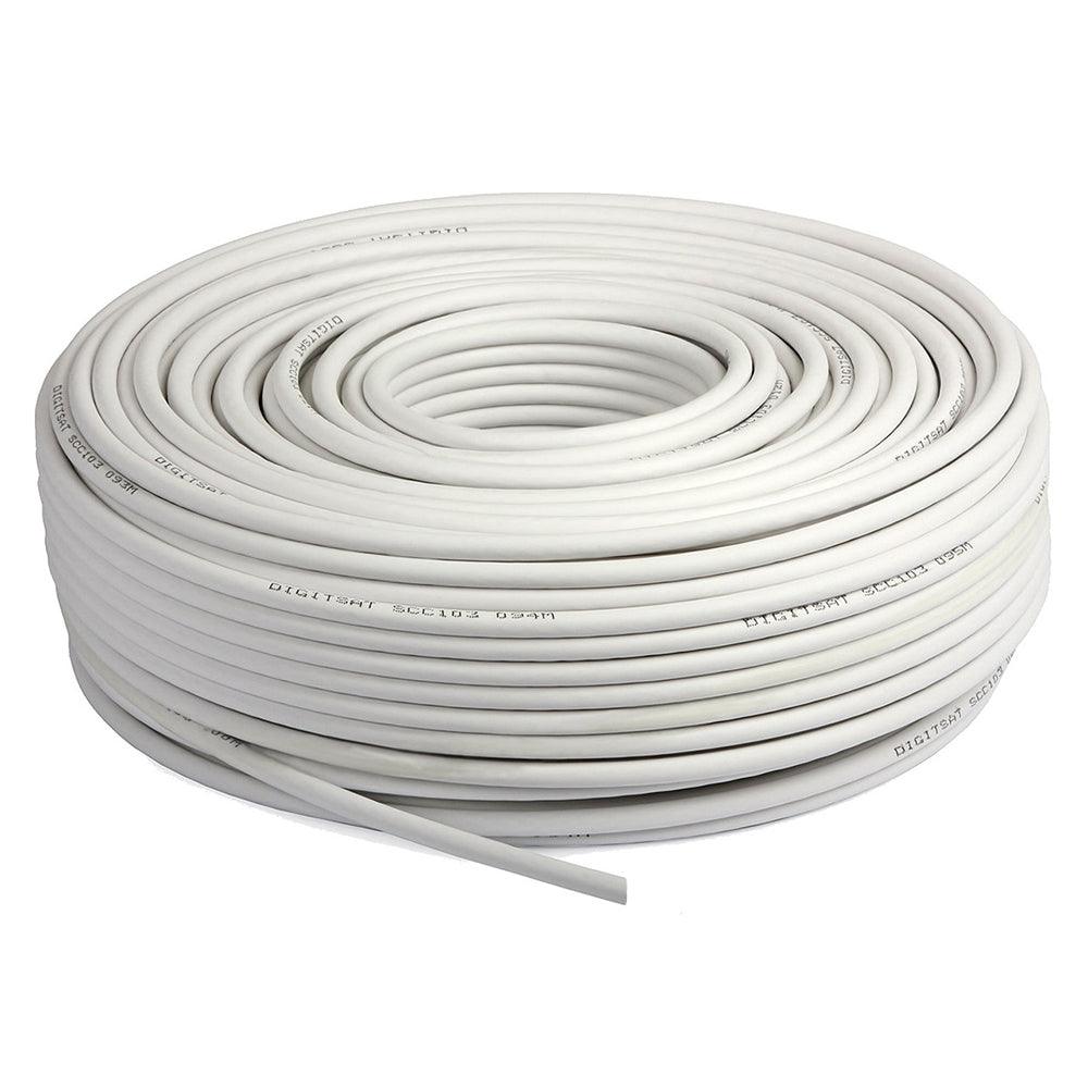 Speed20mRG6AlFoil32X0.12AlCoaxialCable-White