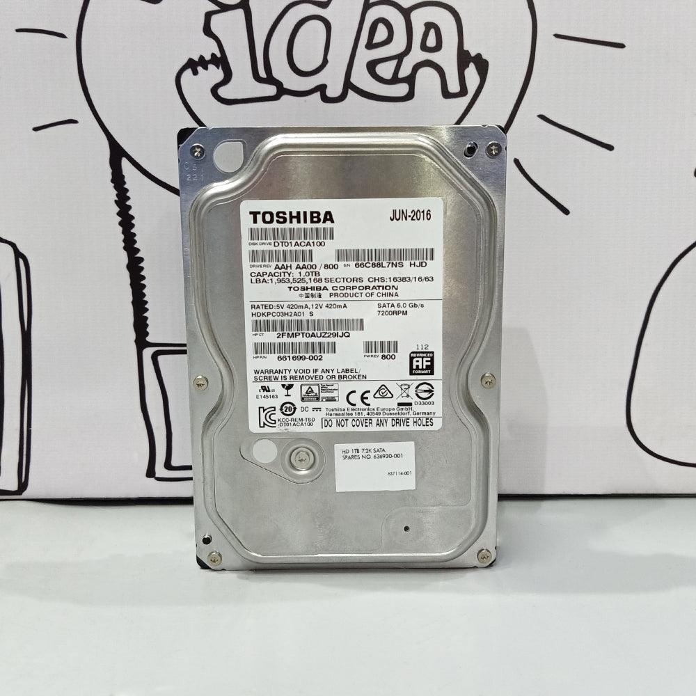 Toshiba 1TB 3.5 Inch Internal PC Hard Drive (Original Used) - Kimo Store