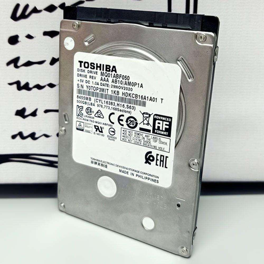 هارد درايف توشيبا داخلي 500 جيجابايت 2.5 بوصة للاب توب (استعمال خارج)
