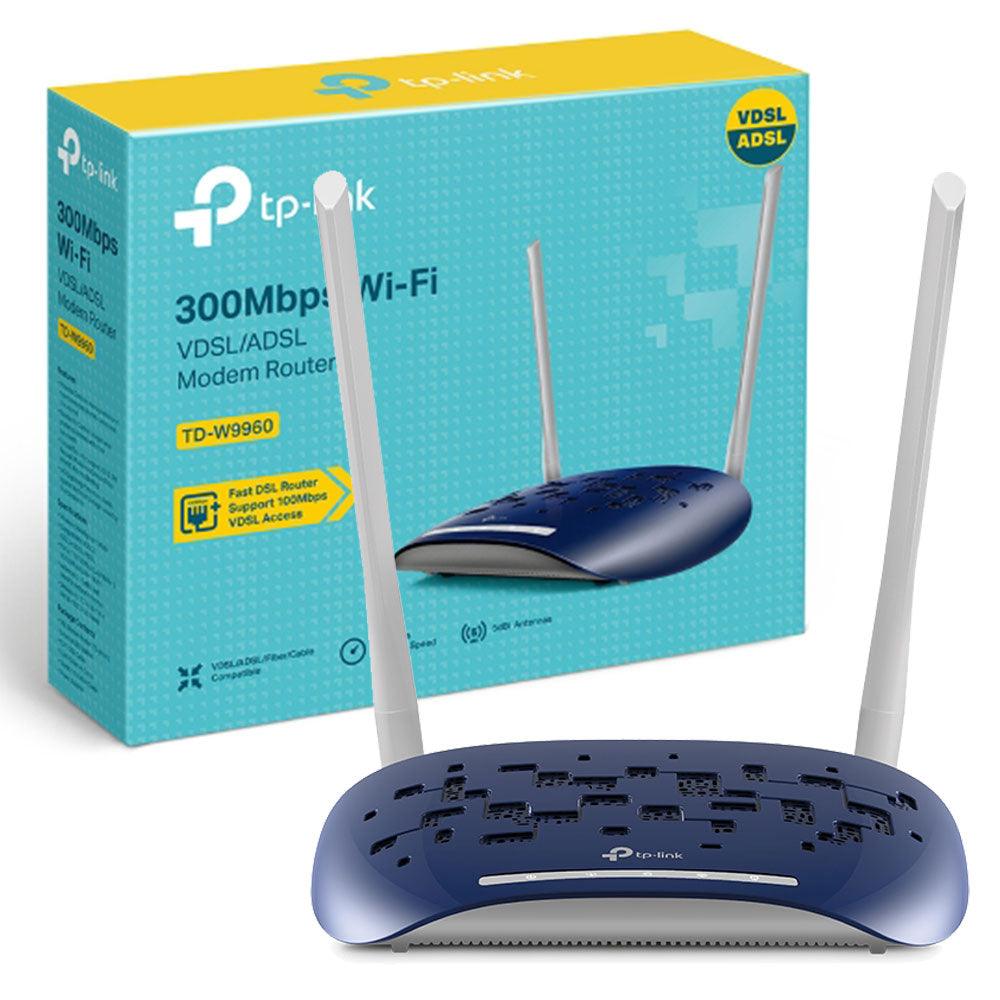 Router TP-Link VDSL/ADSL TD-W9960 4 Port 2 Antenna 300Mbps - kimostore.net