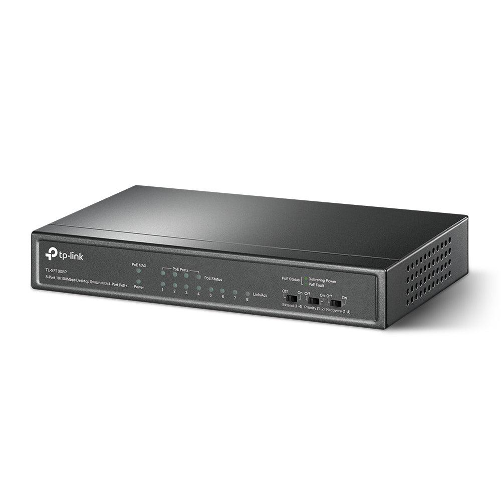 TP-LinkTL-SF1008PUnmanagedDesktopPoESwitch8Port10100Mbps_4PortPoE_66W_2