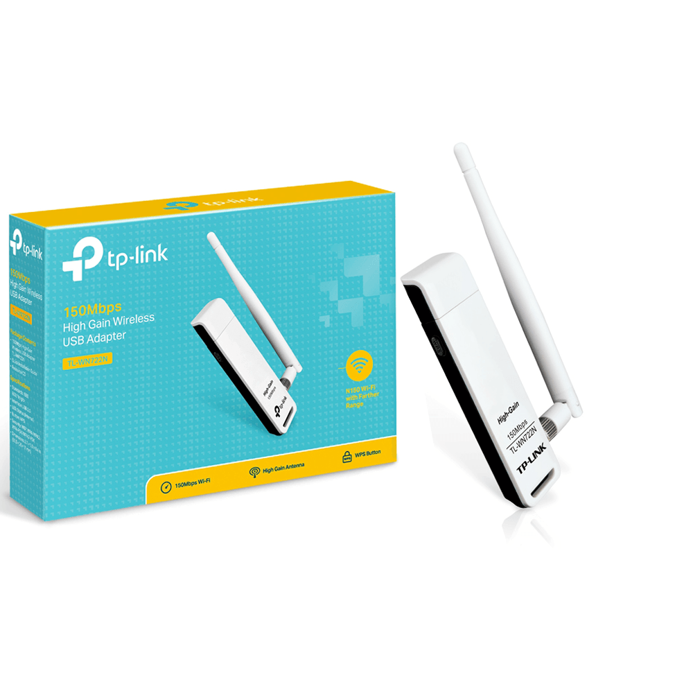 Lan Card TP-Link TL-WN722N USB Wireless 150Mbps - kimostore.net