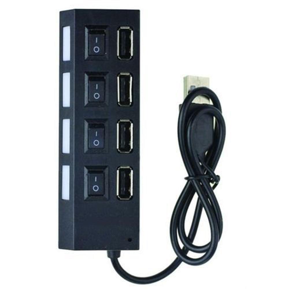 موزع يو اس بي 2.0 إلى 4 منافذ زيرو مع 4 مفاتيح ZR-104
