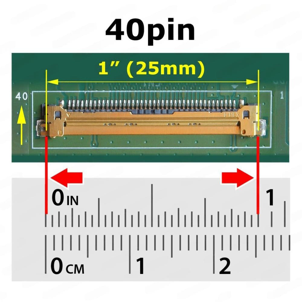 13.3 Inch 40 Pin LED Laptop Monitor Used