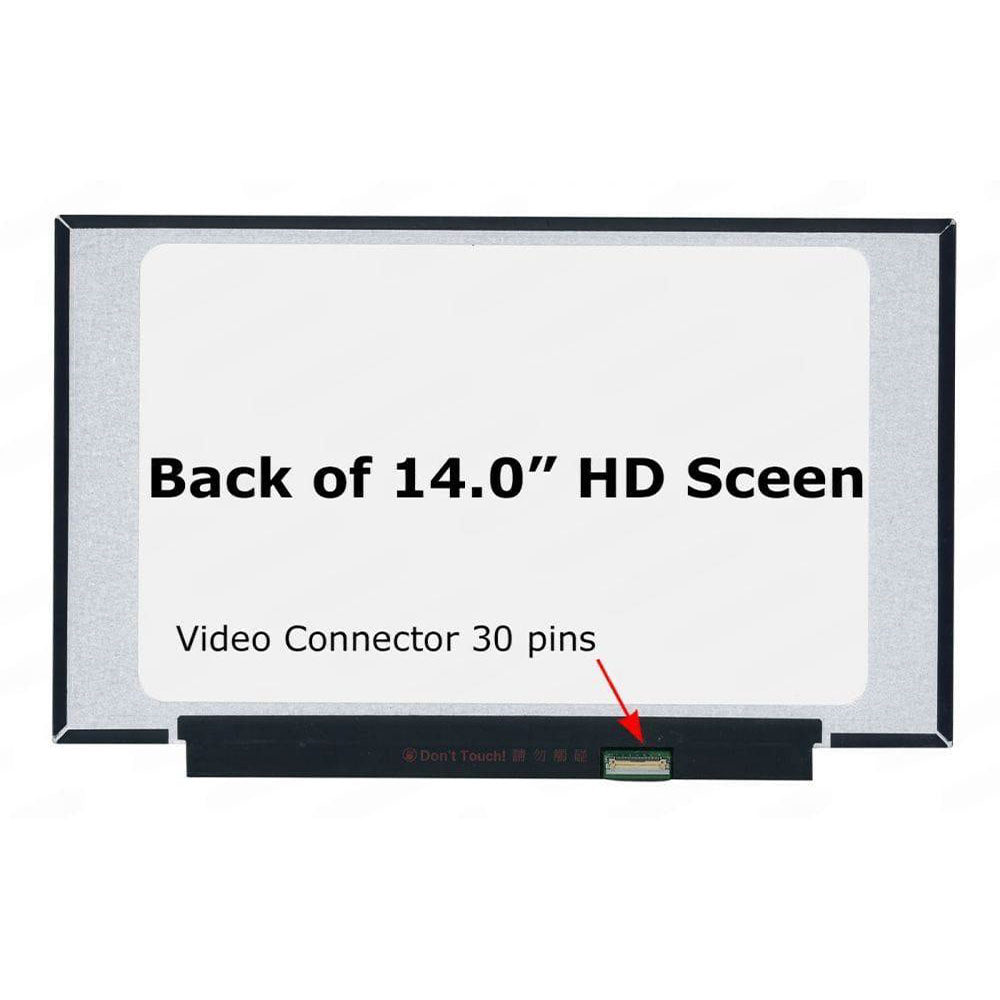 شاشة لاب توب 14.0 بوصة LED HD نحيفه بدون اطار 30 سناً