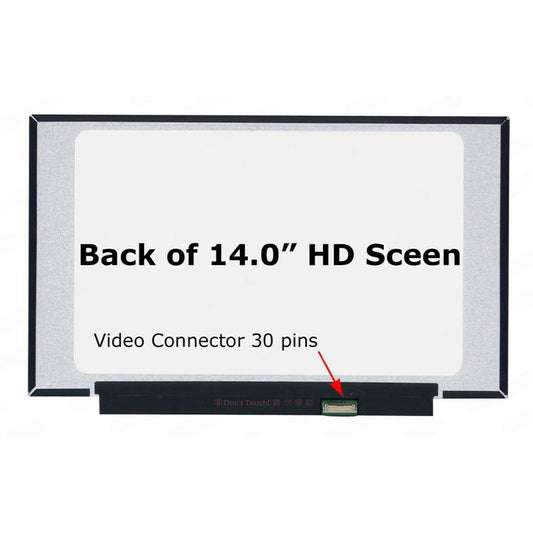 14.0 Inch 30 Pin Slim LED HD Frameless Laptop Monitor