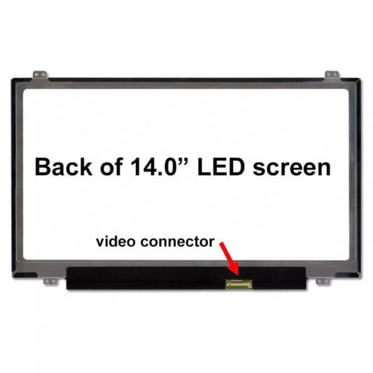 14.0 Inch 30 Pin Slim LED Laptop Monitor