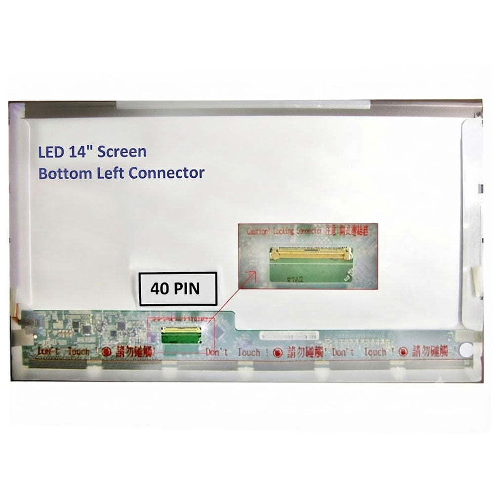 شاشة لاب توب 14.0 بوصة LED نحيفة 40 سنًا (استعمال)