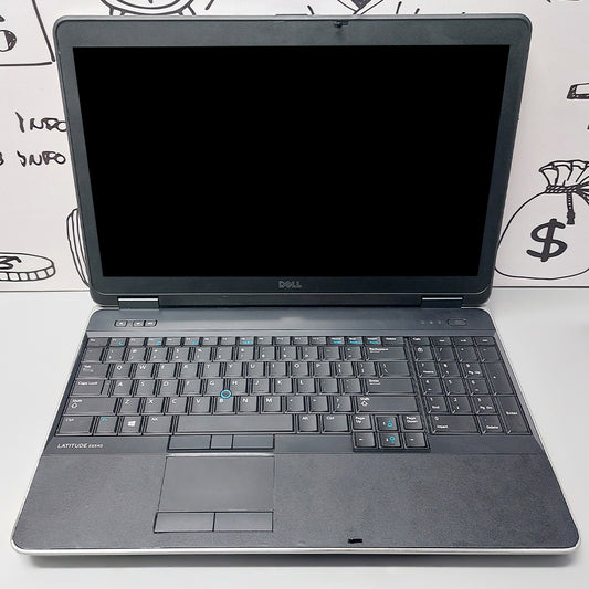 Dell Latitude E6540 Laptop (Intel Core i7-4810MQ - 16GB DDR3 - SSD 480GB - AMD Radeon HD 8790M 2GB - 15.6 Inch HD) Original Used