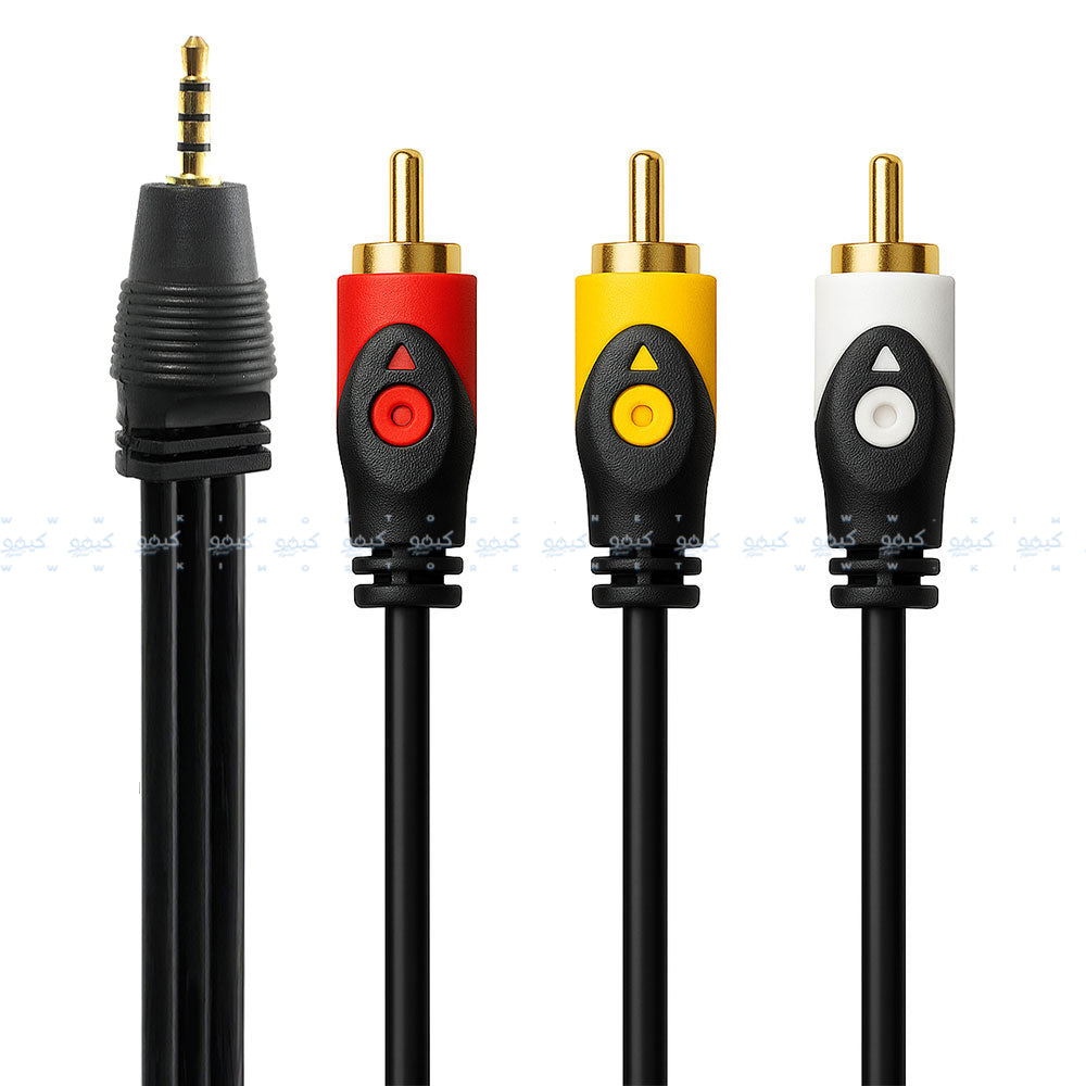 كابل صوت 3x1 توبى 1.8 متر CV165 