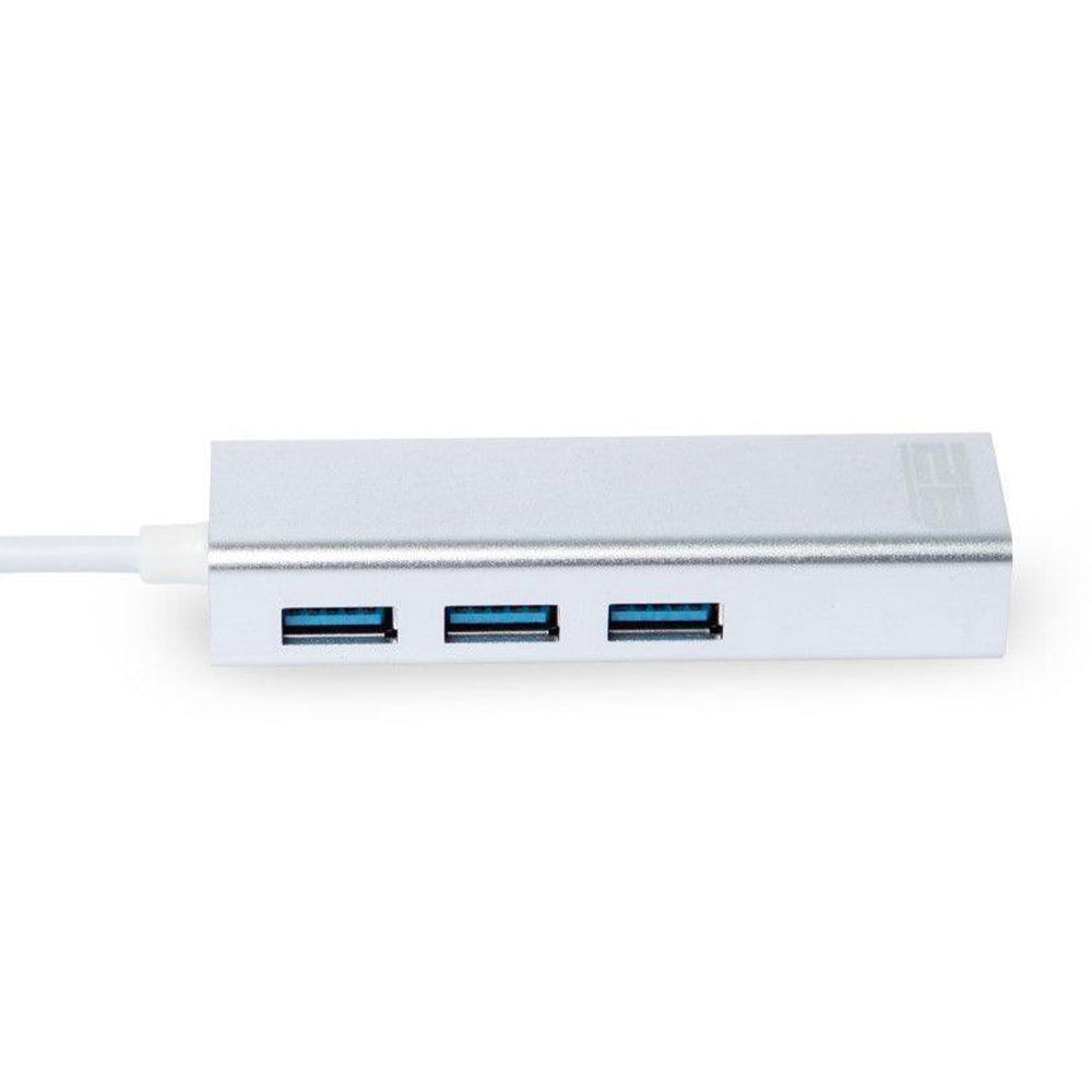 2B CV568 Type-C To USB HUB Converter 3 Ports With Ethernet