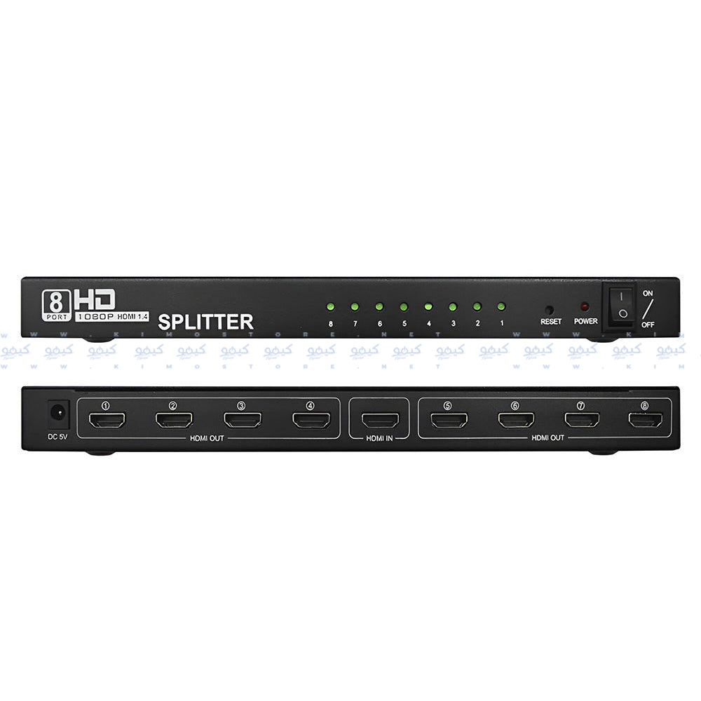 2B CV998 HDMI Splitter To 8 HDMI