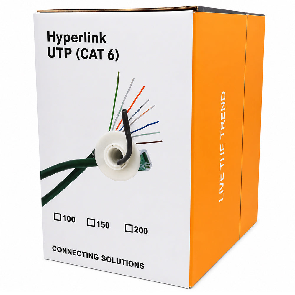 كابل نت وورك توبي 305 متر Cat6 UTP DC106 - رمادي