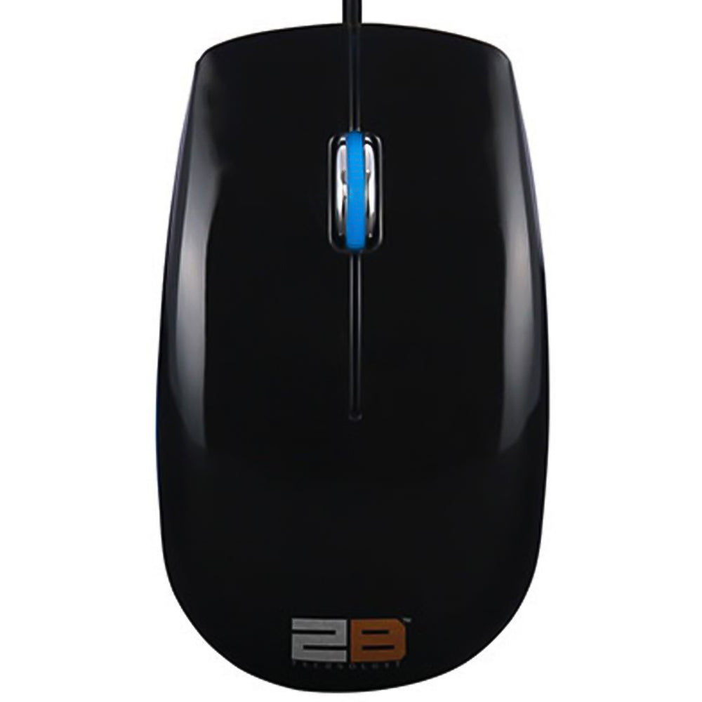 2B MO16L Wired Mouse 1200Dpi - Blue