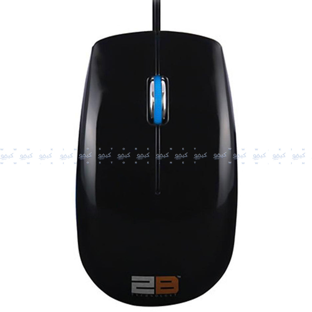 2B MO16L Wired Mouse 1200Dpi - Blue