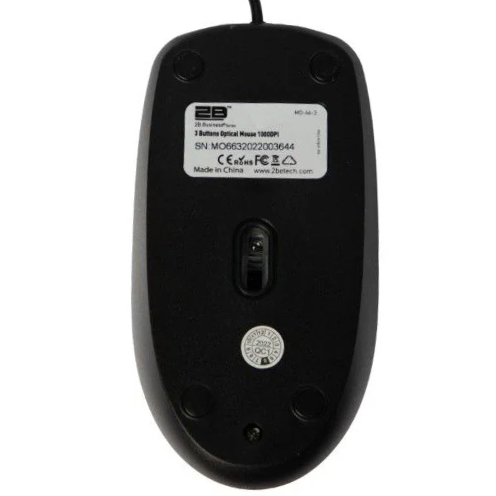2B MO663 Wired Mouse 1200Dpi