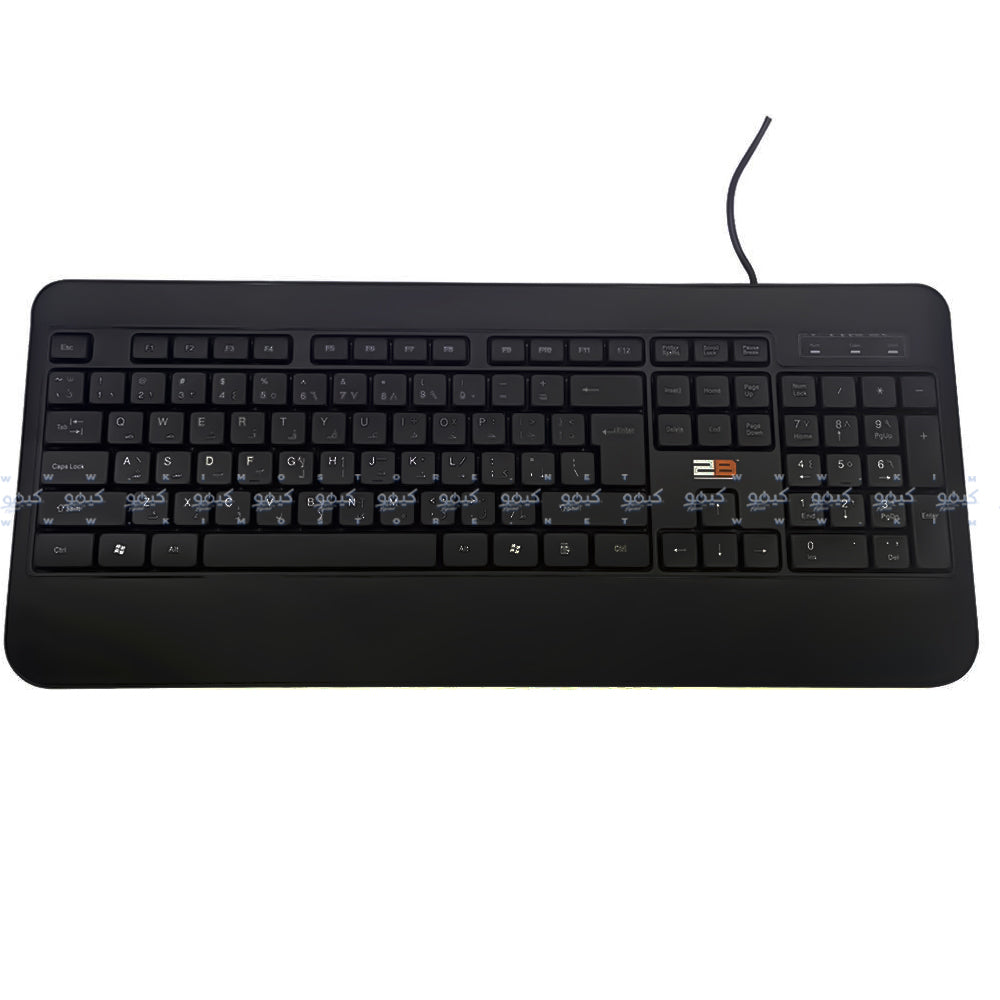 كيبورد توبى سلكى إنجليزى و عربى KB665