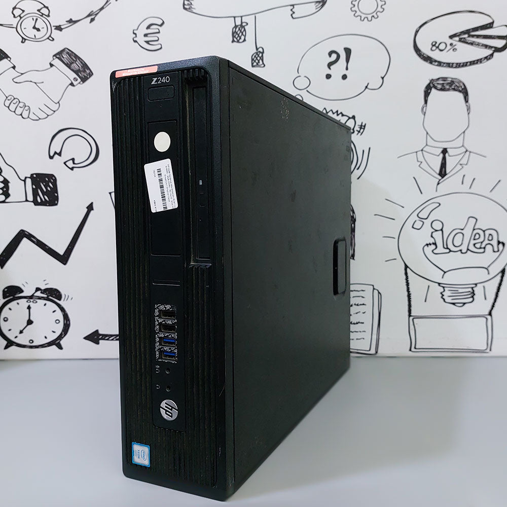 HP Z240 Desktop Workstation (Intel Core i5-6500 - 8GB DDR4 - No Hard - Intel HD Graphics ) Original Used