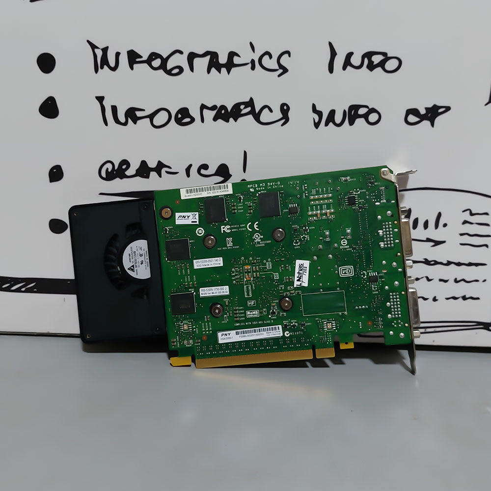 كارت شاشة نفيديا كوادرو 2 جيجابايت  K2000D GDDR5 (استعمال خارج)