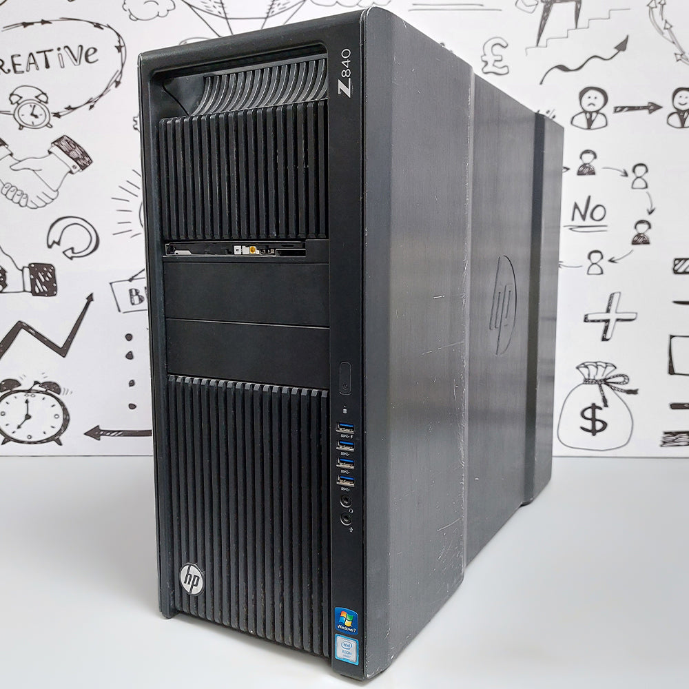 HP Z840 Workstation (2x CPU Intel Xeon E5-2680 V4 - 16GB DDR4 - No Hard - No Graphics Card) Original Used