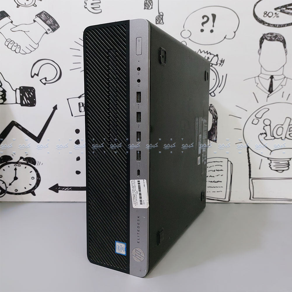 HP EliteDesk 800 G5 SFF Desktop PC (Intel Core i5-8500T - 8GB DDR4 - No Hard - Intel UHD Graphics - DVD RW) Original Used