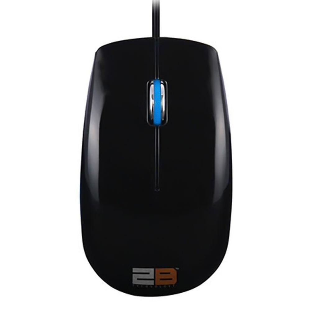 2B MO16L Wired Mouse 1200Dpi - Blue