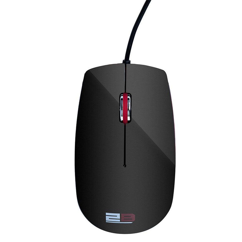 2B MO16R Wired Mouse 1200Dpi - Red