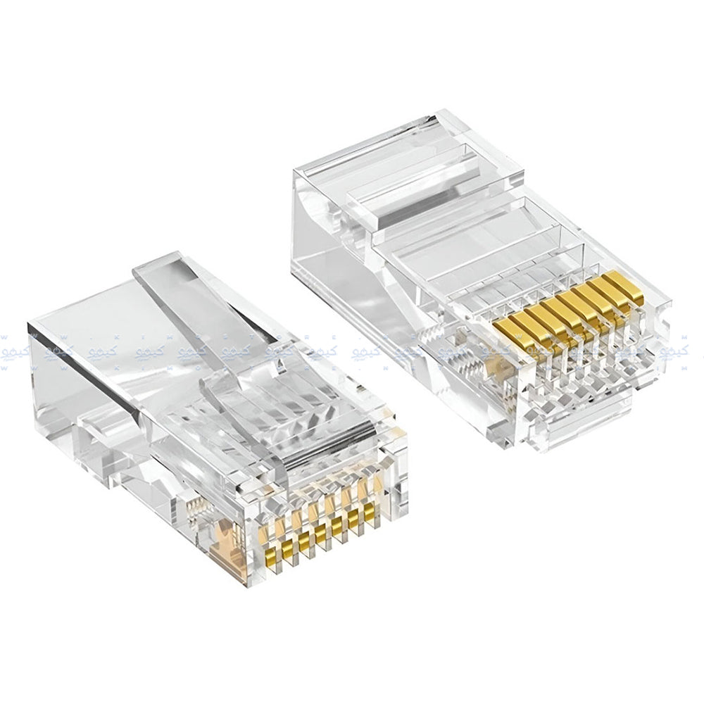 3COM Passthrough Plastic RJ45 Cat6 UTP (100 Pcs)