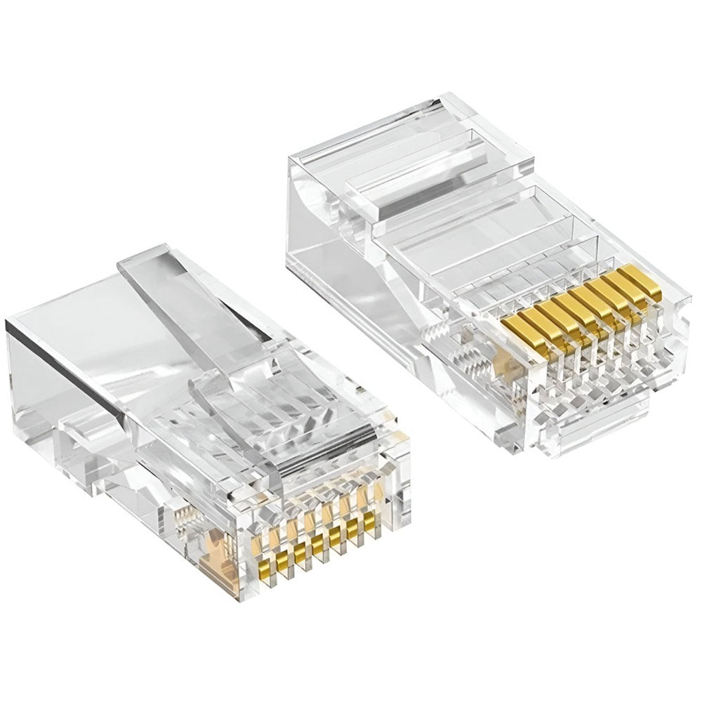 3COM Passthrough Plastic RJ45 Cat6 UTP (100 Pcs)