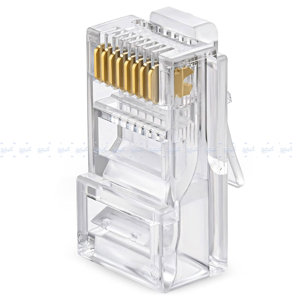 3COM Passthrough Plastic RJ45 Cat6 UTP (100 Pcs)