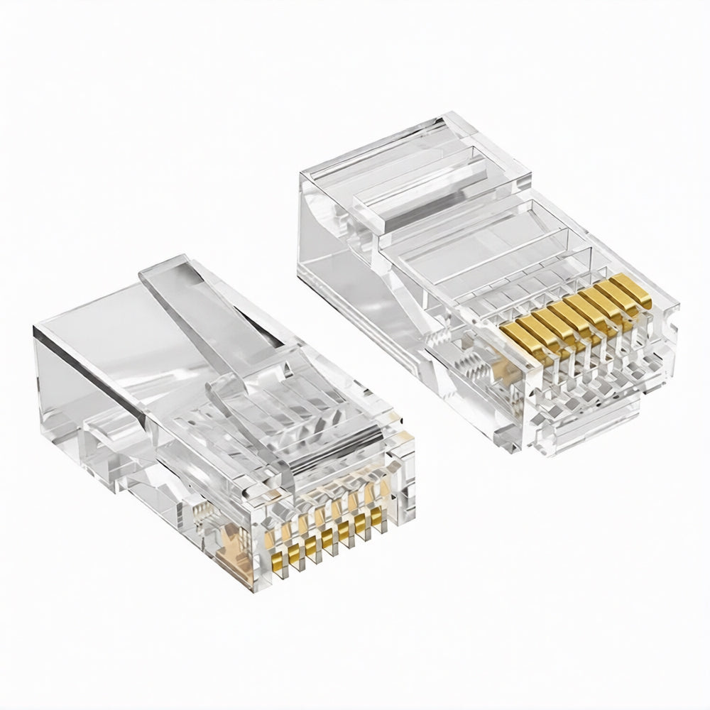 3COM Passthrough Plastic RJ45 Cat6 UTP (100 Pcs)