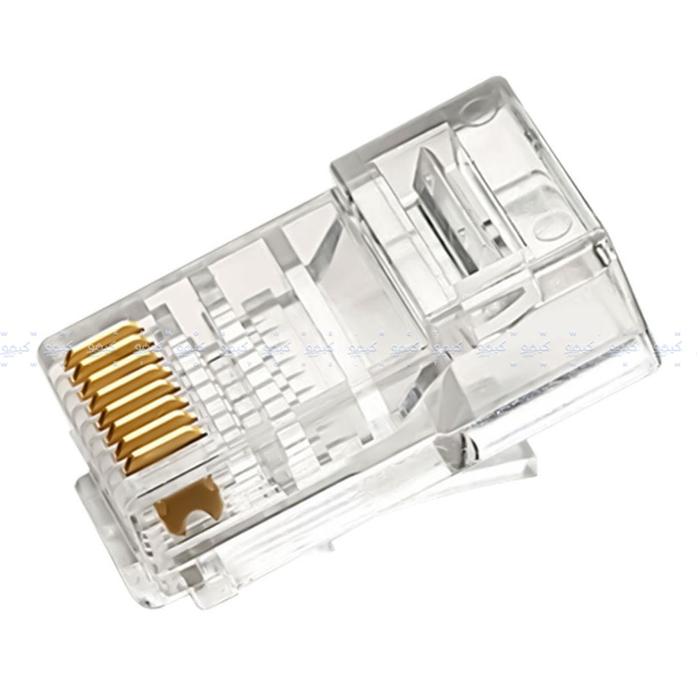 3COM Passthrough Plastic RJ45 Cat6 UTP (100 Pcs)