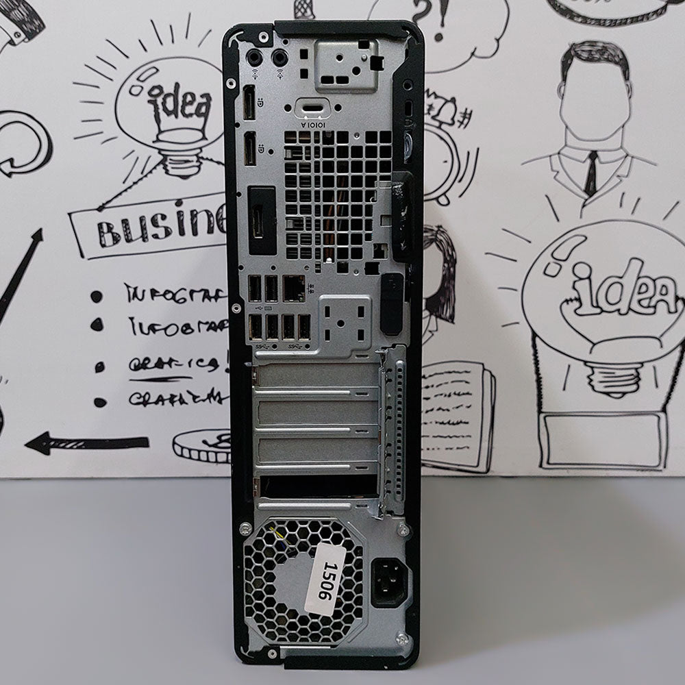 كمبيوتر ديسك توب اتش بي EliteDesk 800 G5 SFF (انتل كور i5-8500 - رام 8 جيجابايت DDR4 - انتل UHD جرافيكس - DVD R/W ) استعمال خارج