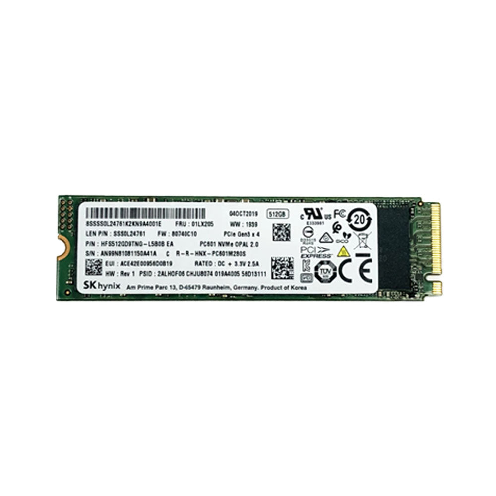 Sk Hynix PC401 512GB NVMe PCIe M.2 2280 SSD (Original Used)