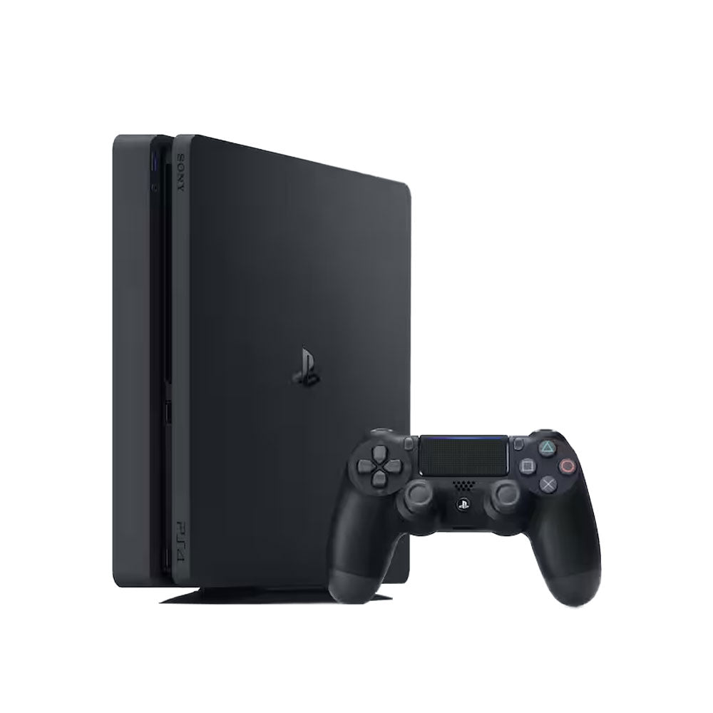Sony PS4 Slim Console 500GB + Dualshock Wireless Controller Ver 10.5 (Original Used) - Black