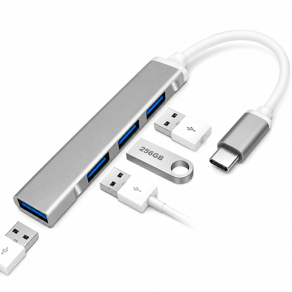 4in1 Type-C To USB HUB Converter