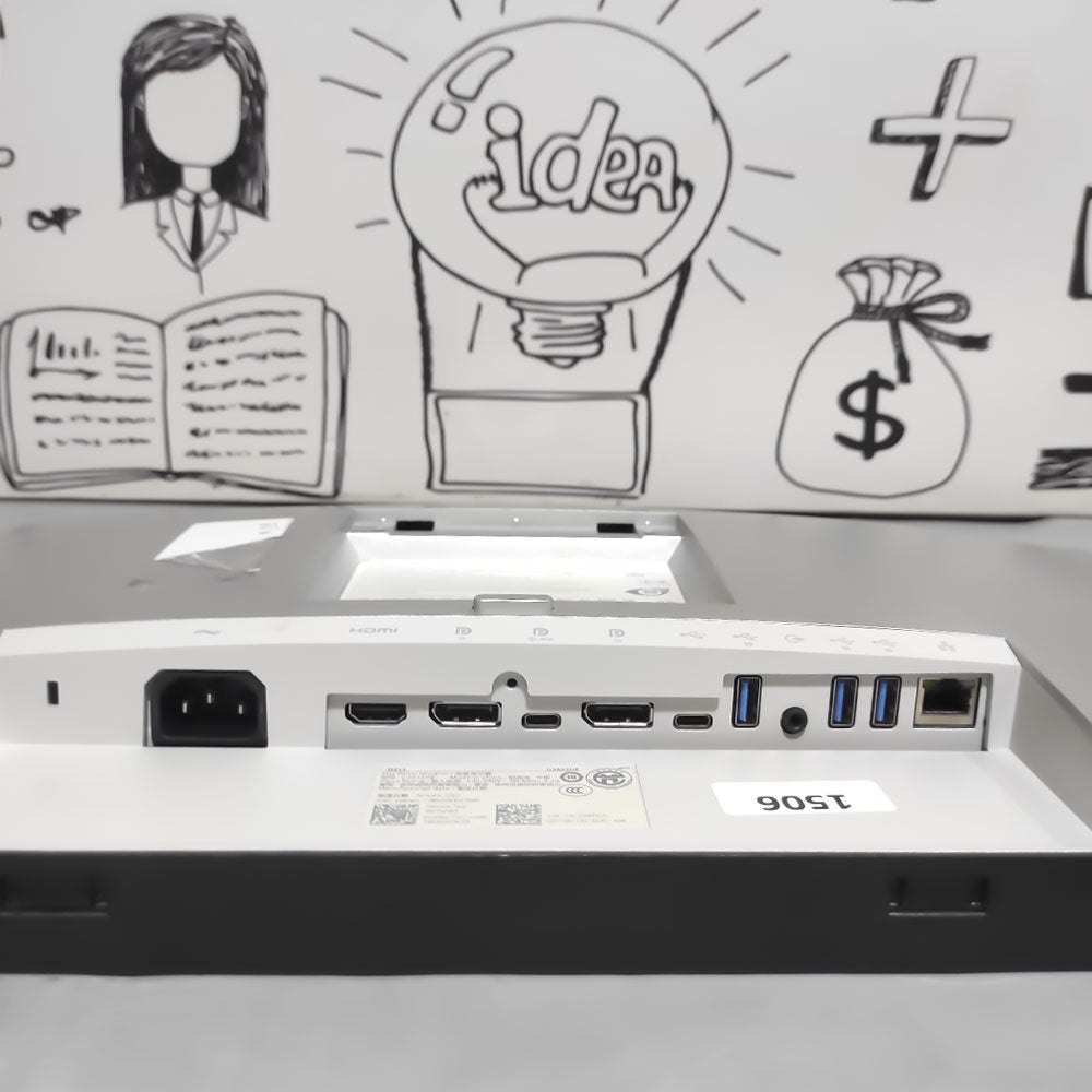 شاشة ديل U2422HE مسطحة 24 بوصة IPS LED FHD HDMI بدون إطار استعمال خارج