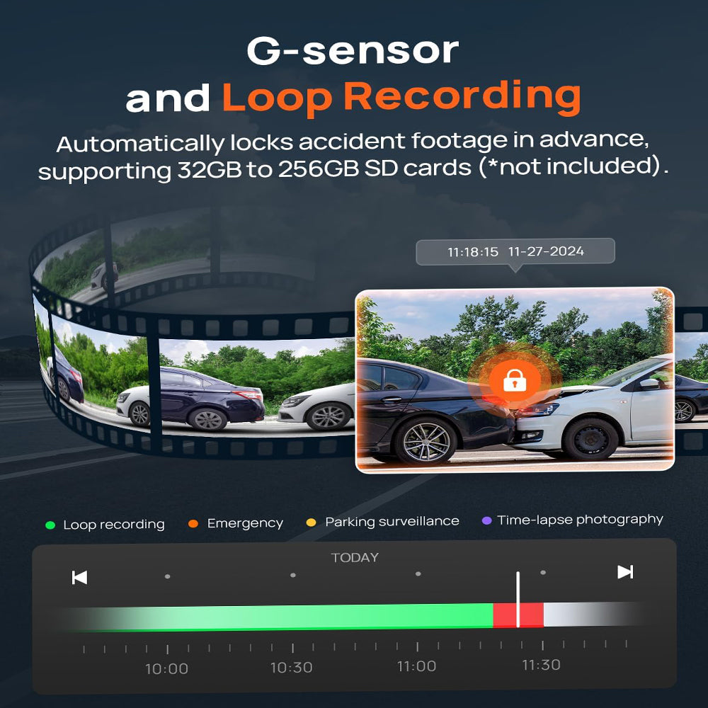 كاميرا سمارت للوحة القيادة للسيارات 70ماي 