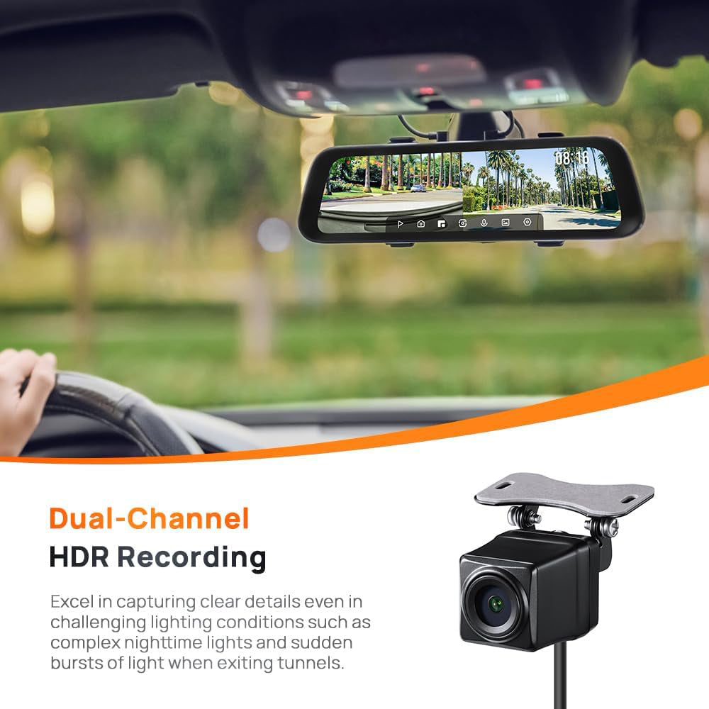 70mai S500 Rearview Dash Cam Set