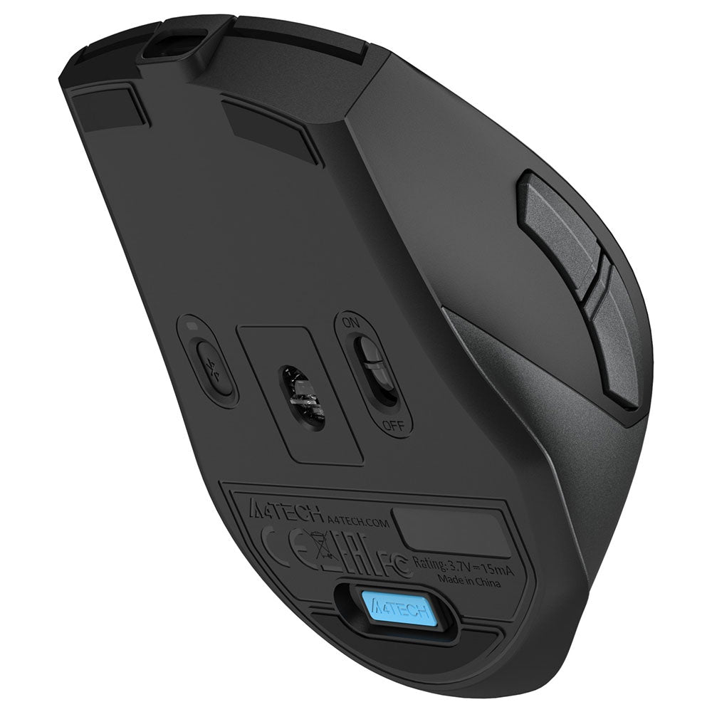A4Tech FB45CS Air2 Dual Mode Rechargeable Bluetooth Wireless Mouse 2000Dpi - Stone Grey