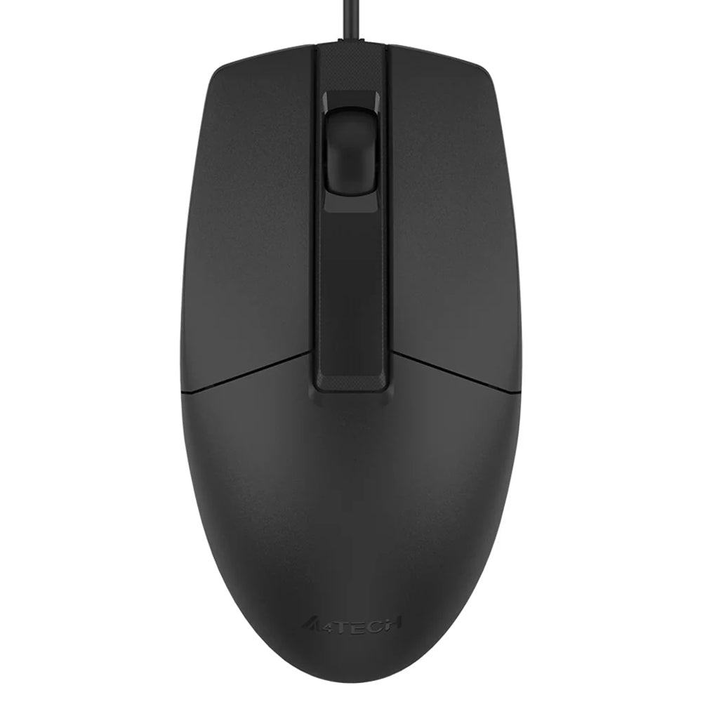 ماوس ايه فور تيك سلكي 1200 نقطة فى البوصة OP-330S - اسود