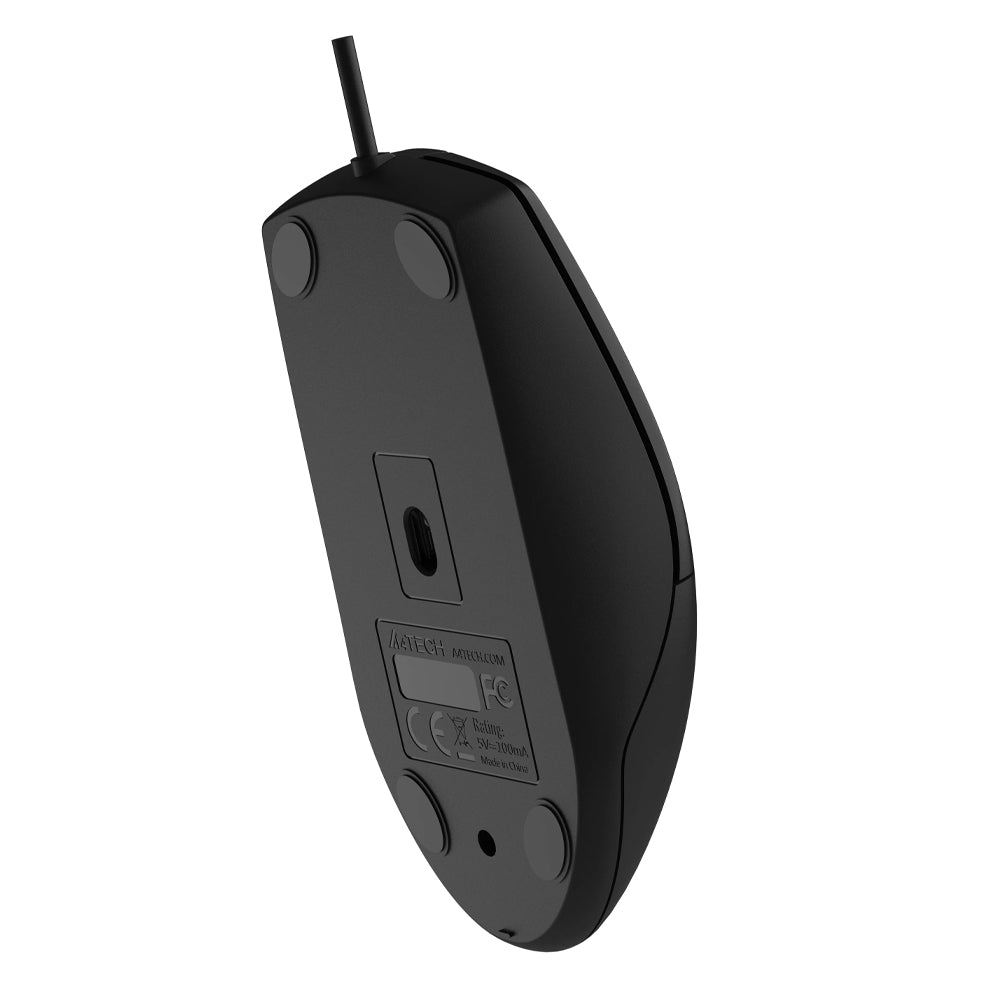 ماوس ايه فور تيك سلكي 1200 نقطة فى البوصة OP-330S - اسود
