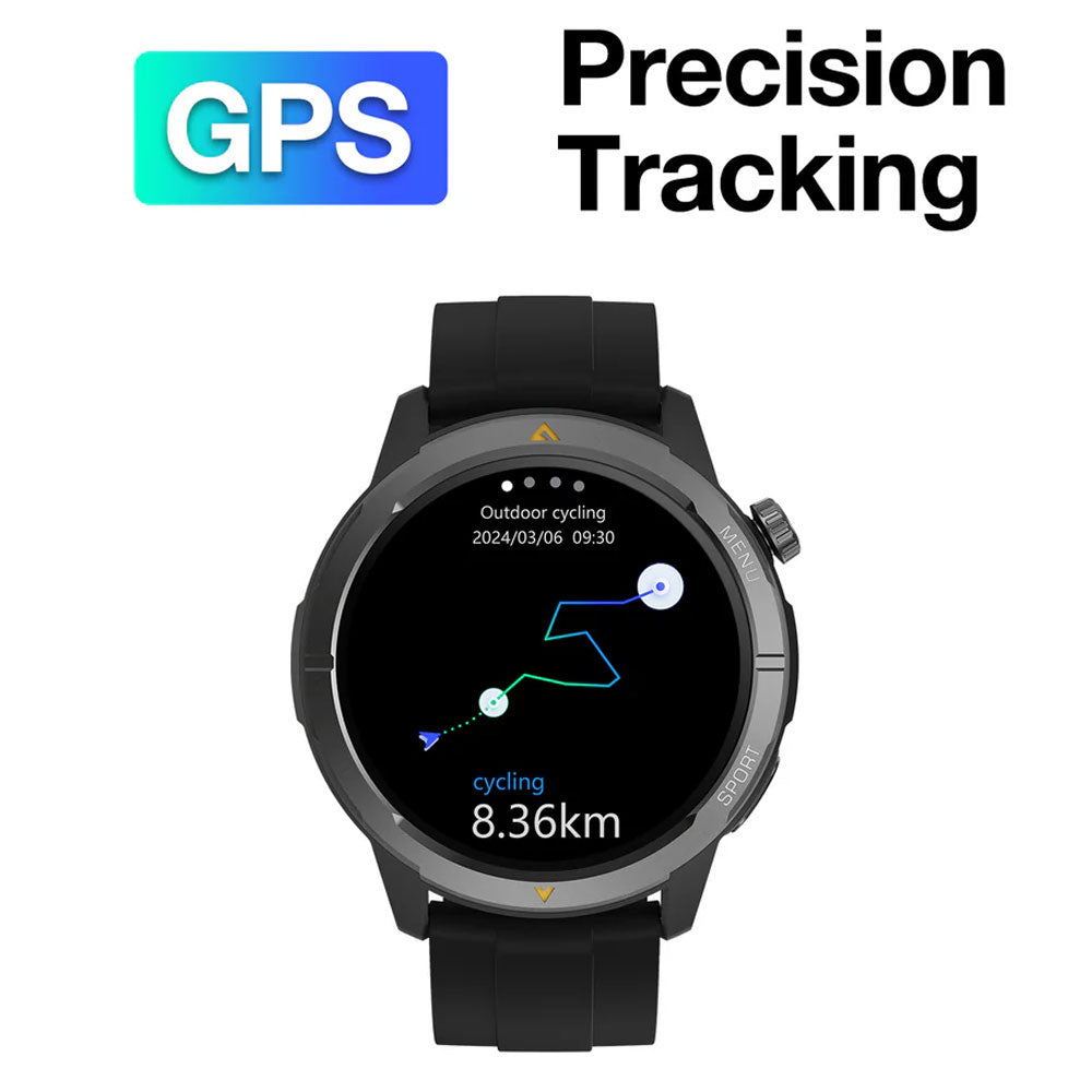 AGM Mobile Watch AGM Watch Legion Smart Watch Black Case 