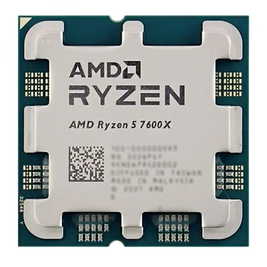 بروسيسور اي ام دي رايزن 5 7600X (5.3 جيجاهرتز/38 ميجابايت كاش) 6 نواة AM5 (بدون علبة)(بدون مروحه)