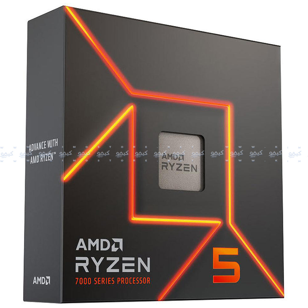 بروسيسور اي ام دي رايزن 5 7600X (5.3 جيجاهرتز/38 ميجابايت كاش) 6 نواة AM5