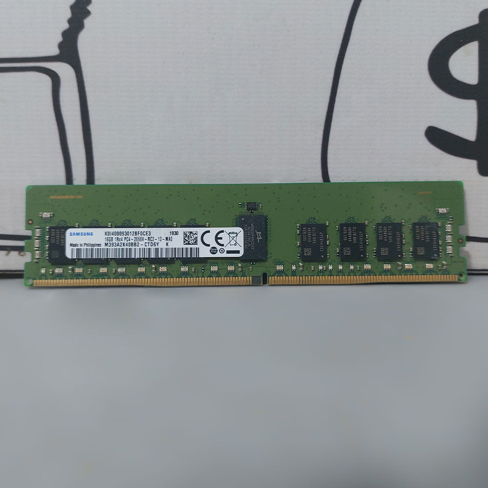 رام كمبيوتر ورك ستيشن 16 جيجابايت 2666 ميجاهرتز DDR4 PC4 (استعمال خارج)