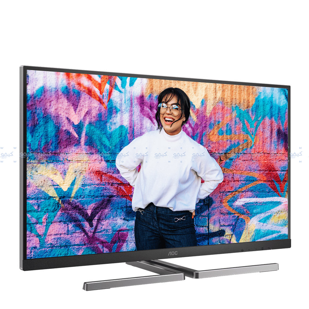 شاشة ايه او سى جيمنج 27 بوصة 75 هرتز Q27U3CV  IPS QHD 