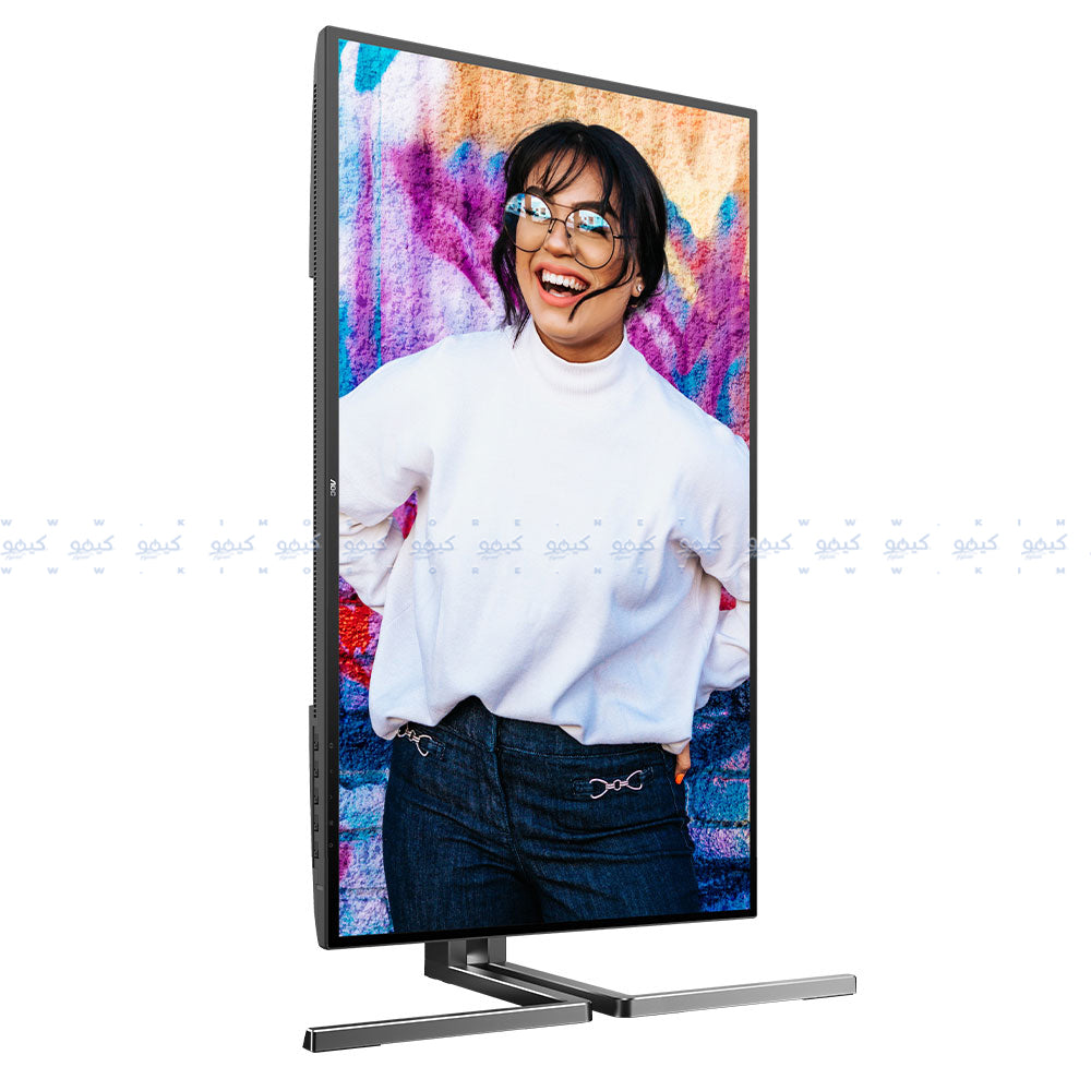 شاشة ايه او سى بدون اطار 27 بوصة 60 هرتز U27U3CV 4K UHD